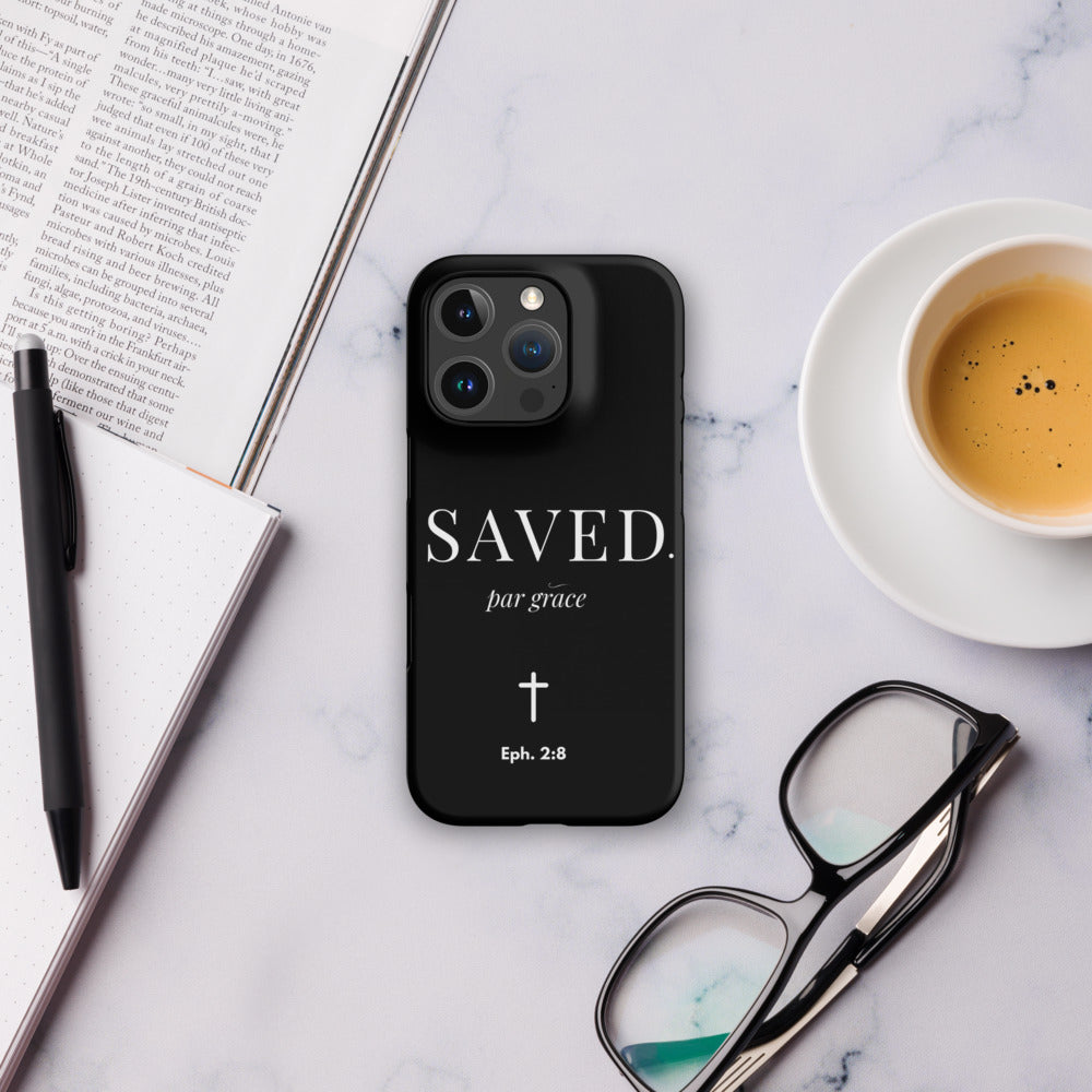 SAVED. Par grâce Phone Case